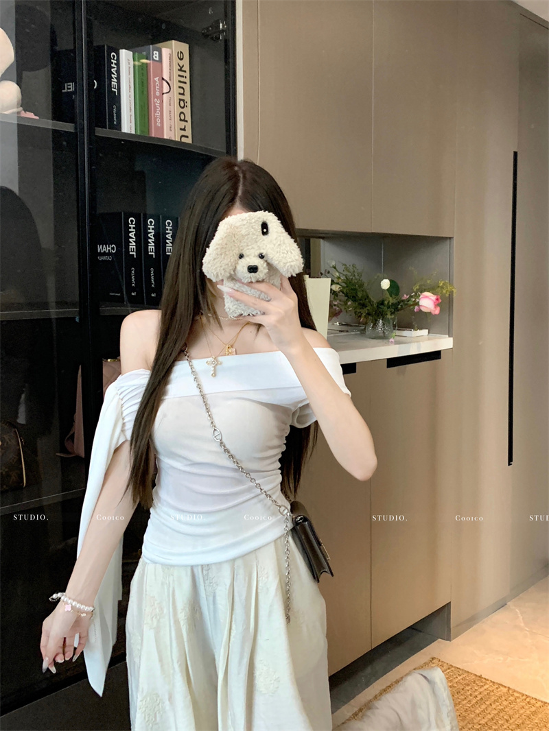 Women's Sleeveless Cami Tank Top Sexy Slim Fit Off-Shoulder Backless Short Top - Image 3