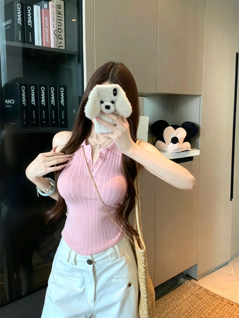 Women's Knit Camisole Tank Top Slimming Summer 2026