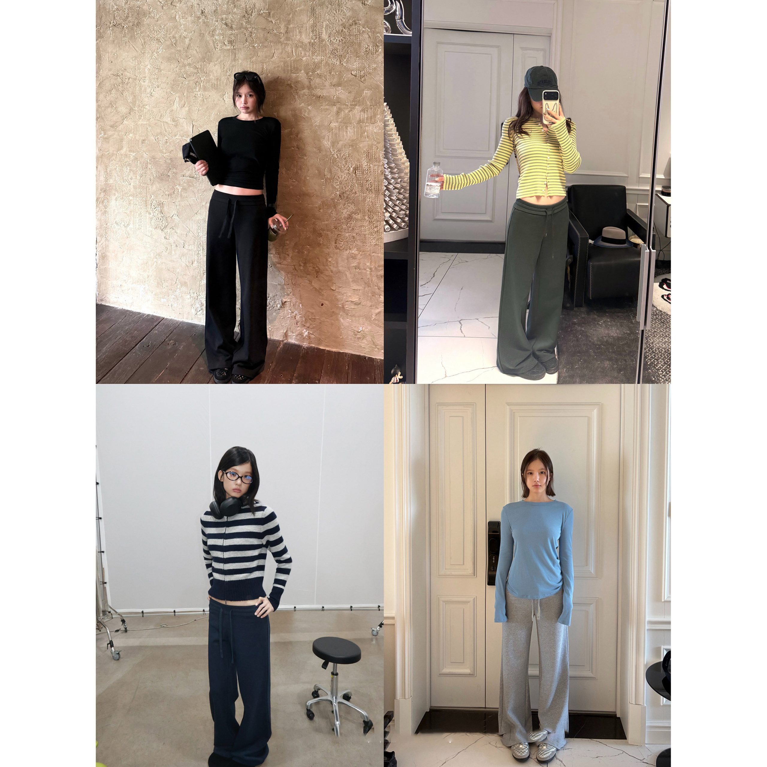 Women's Low Waist Straight Leg Casual Sweatpants